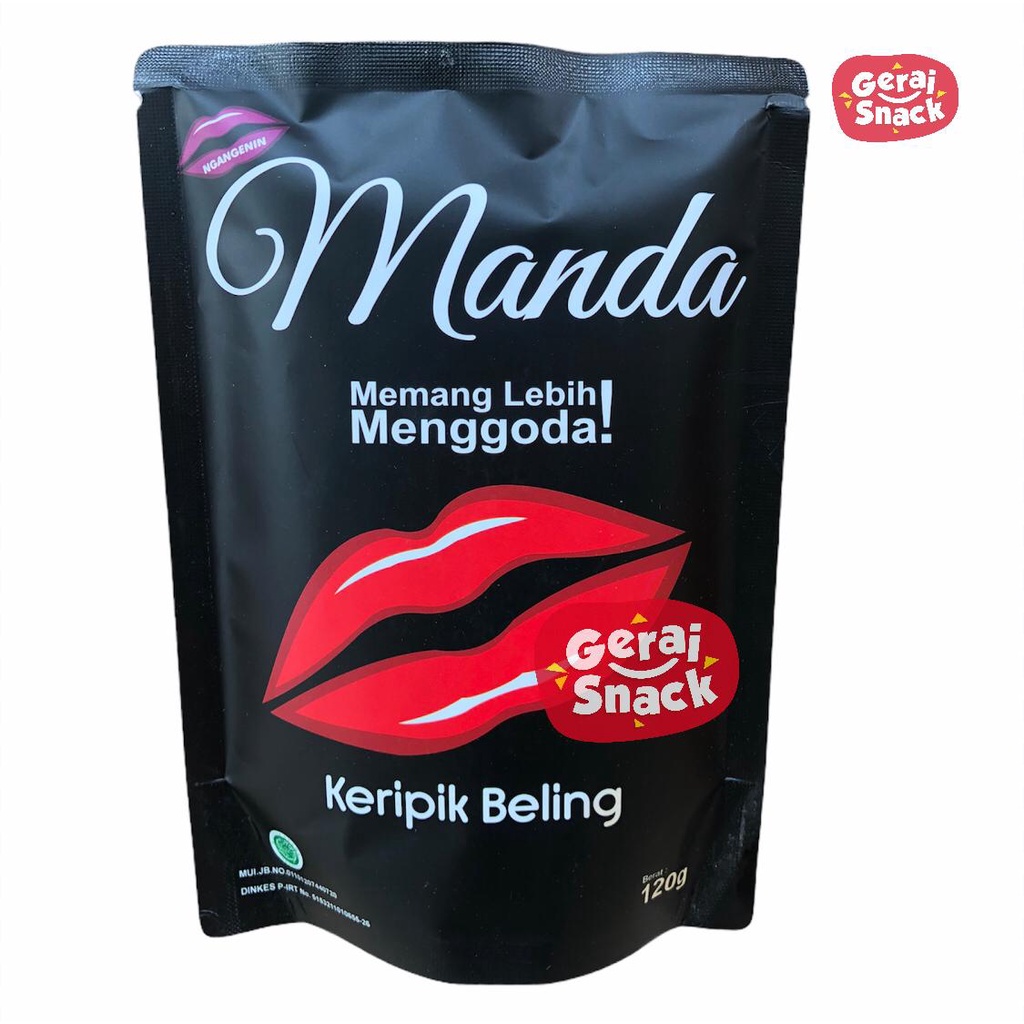 Keripik Beling Manda Best Seller Extra Daun Jeruk Khas Bandung 120g