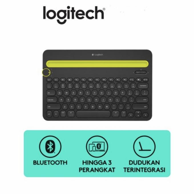 Logitech K480 Bluetooth Keyboard Windows, Mac, Android, Ipad Smartphon