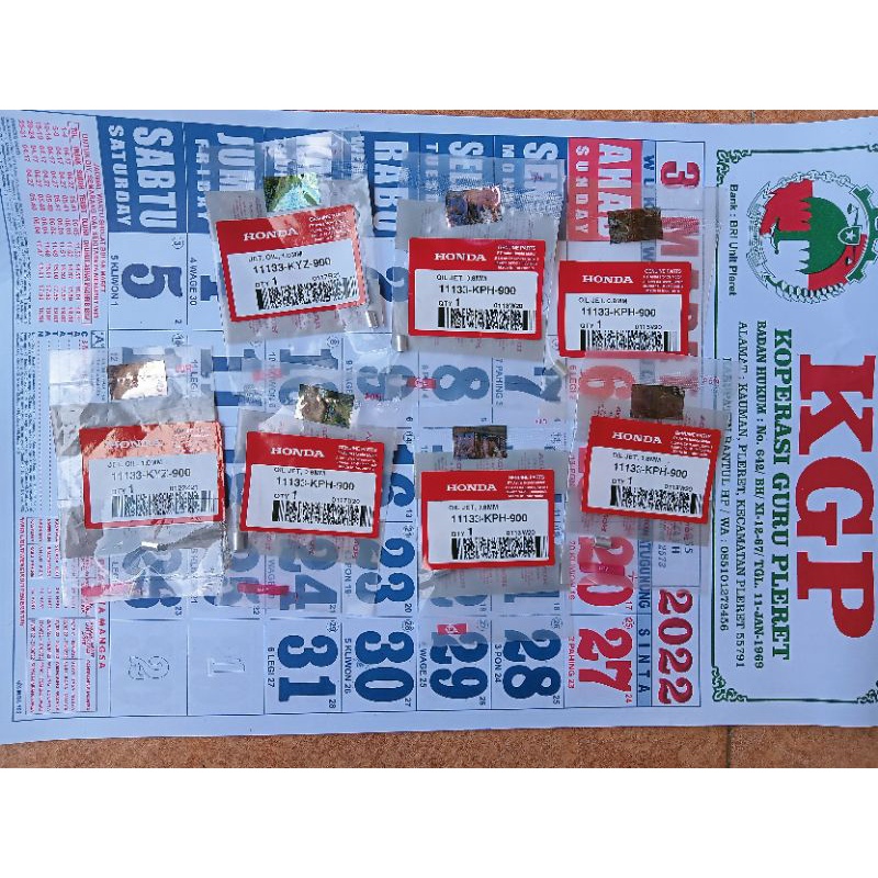 spuyer nozel Oil Jet jet oil bak kopling 0.8MM Karisma Supra X 125 Supra karburator 11133KPH900