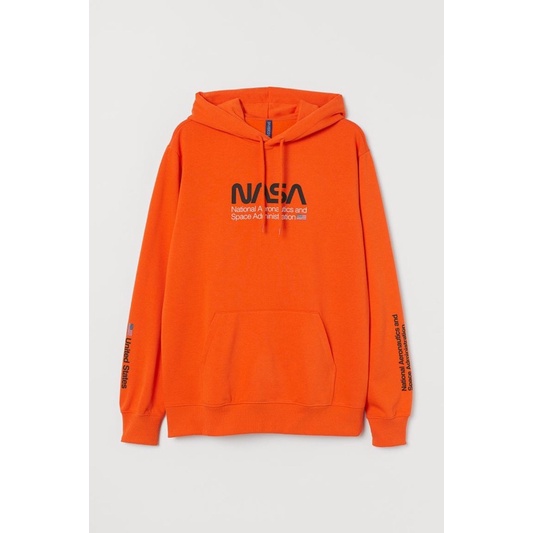 Hoodie Nasa Flag Orange H*M