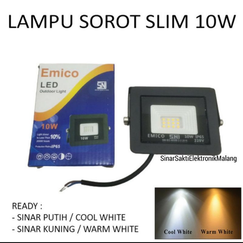 Lampu Sorot Led / Tembak 10W 10 Watt Outdoor Kap Taman Panggung