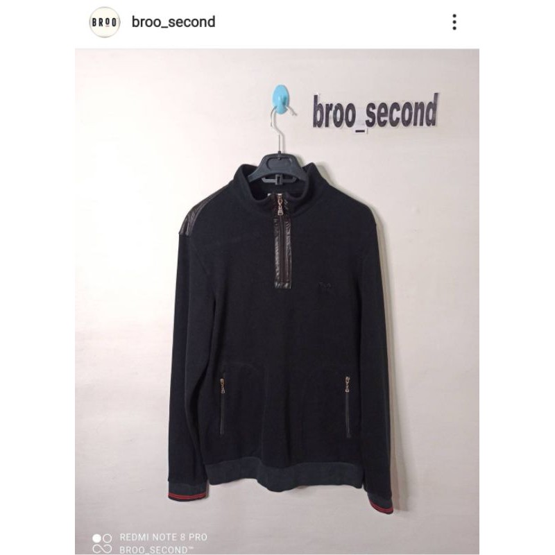 fila jaket halfzipper pria cewek second 100% original bekas rasa baru