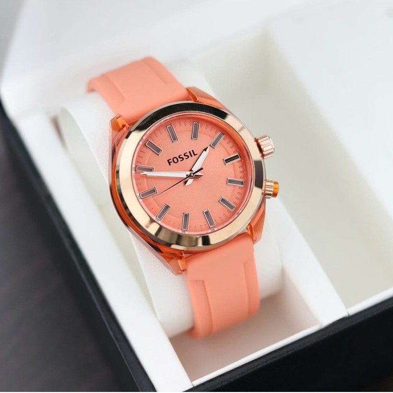 Jam Tangan Wanita Fashion RUBBER Best Seller Tanggal Aktif - Bisa Bayar Ditempat - COD - Grosir