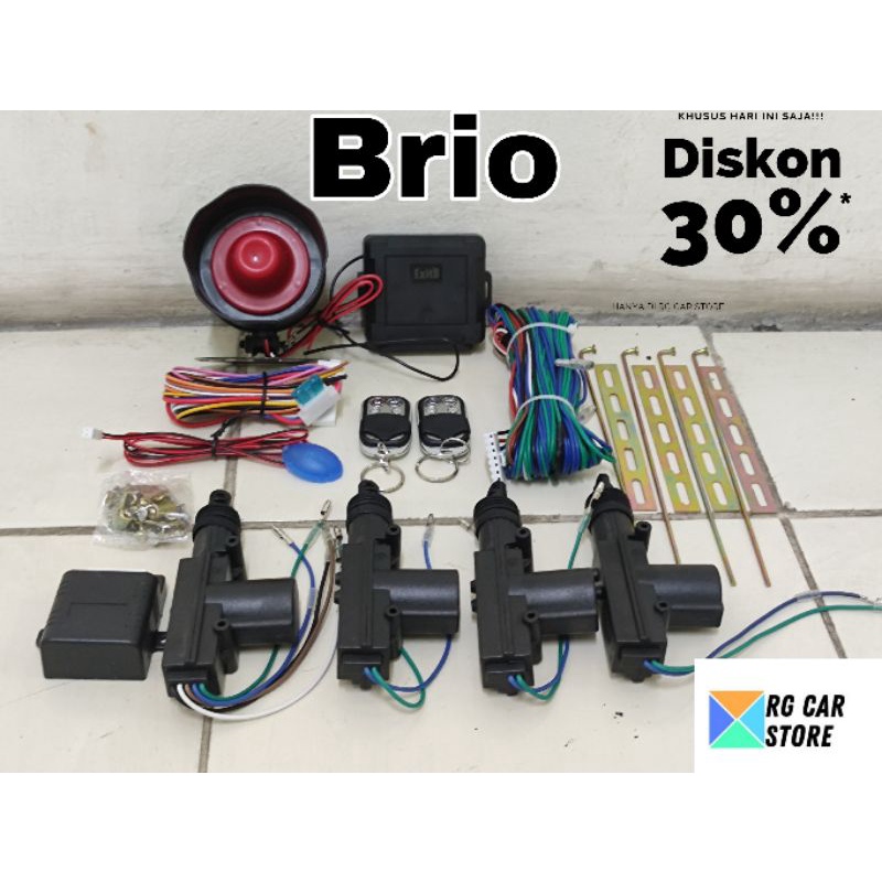 ALARM CENTRAL LOCK MOBIL BRIO-PAKET ALARM CENTRAL LOCK MOBIL HONDA BRIO