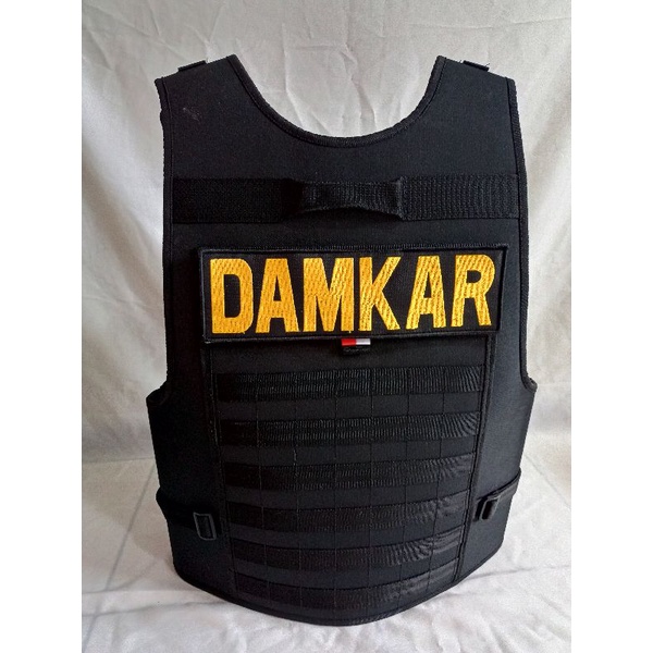 ROMPI ANGIN BODYVEST BAHAN TEBAL DAN KUAT, LOGO POLISI POL PP DLL