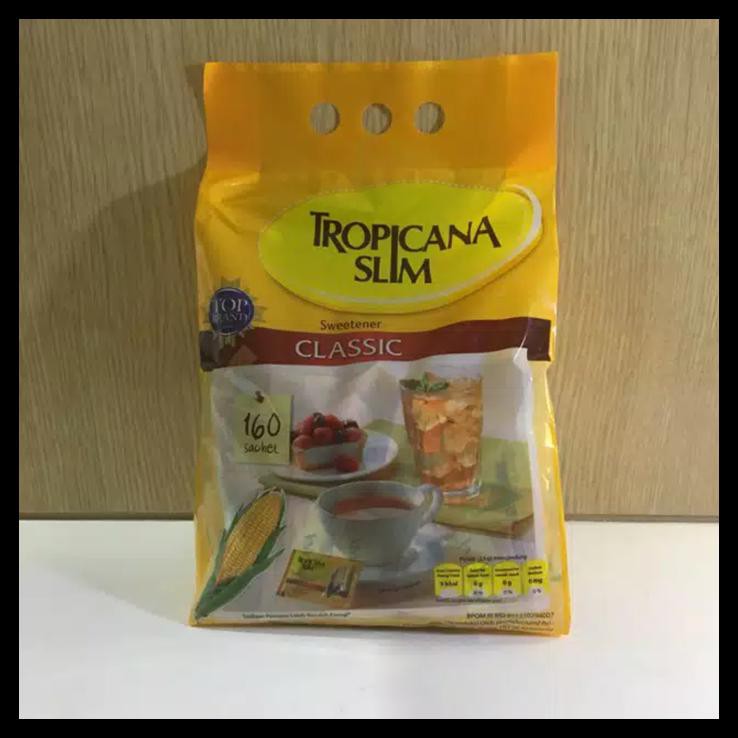 

Tropicana Slim Classic Isi 160 Sachet Gula
