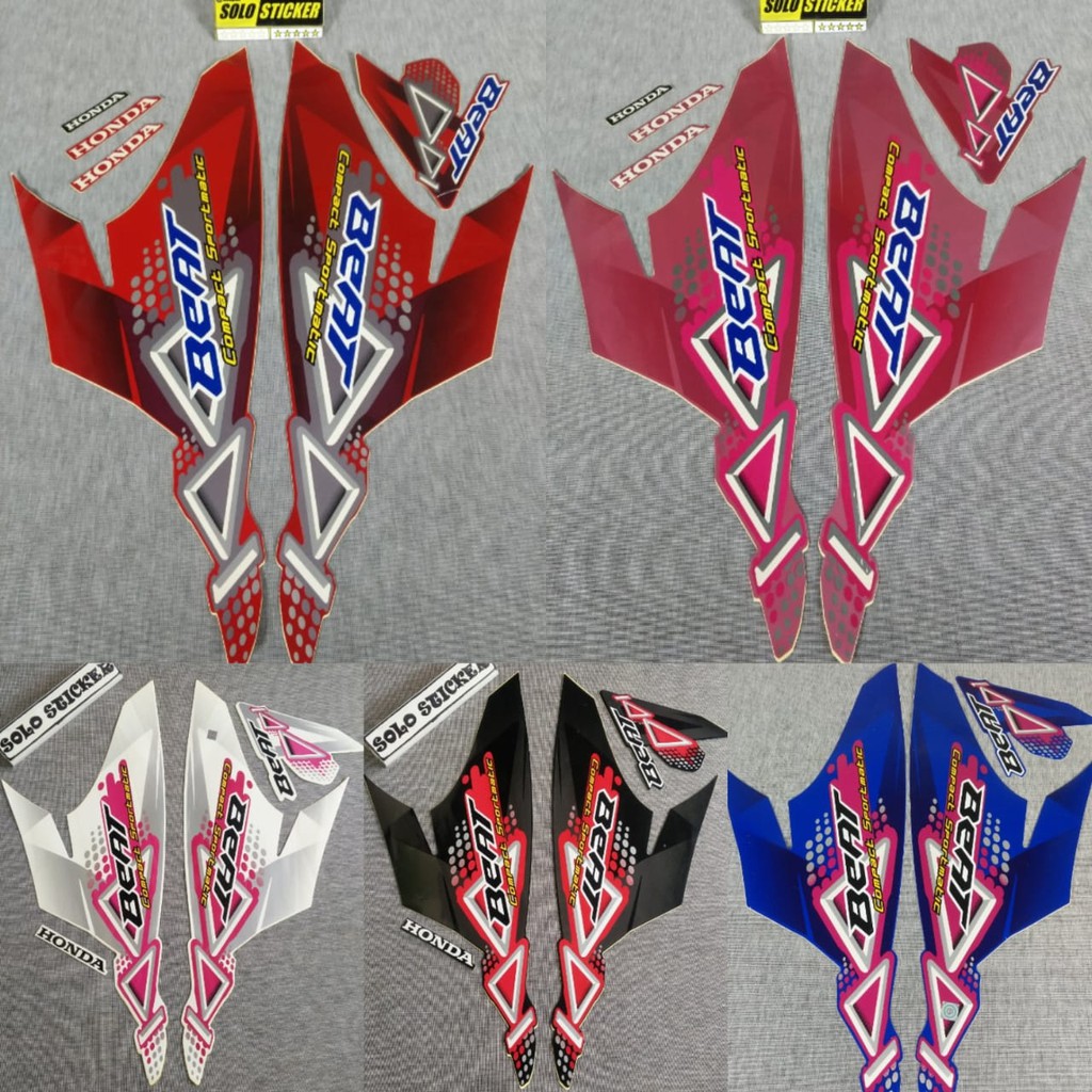 Bisa Cod Striping Sticker Lis Motor Honda Beat Cw 2011 Shopee