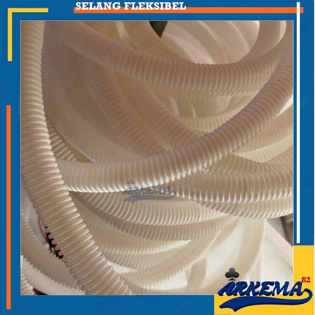 FLEXIBLE DRAIN PER METER | SELANG PEMBUANGAN AC | SELANG DRAIN / SELANG AIR MESIN CUCI | SELANG AIR