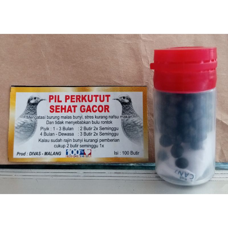 Pil Perkutut Sehat Gacor ( isi 100pil ) best seller