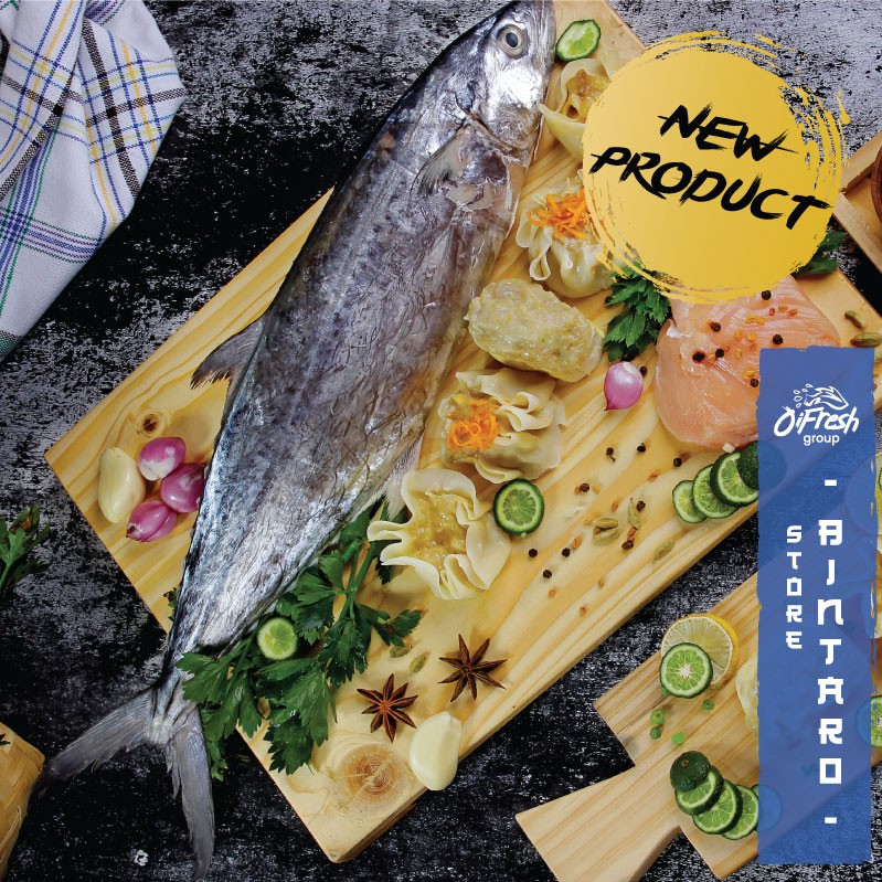 Ikan Tenggiri Batang PREMIUM LOKAL Segar dan Bergaransi / Pack