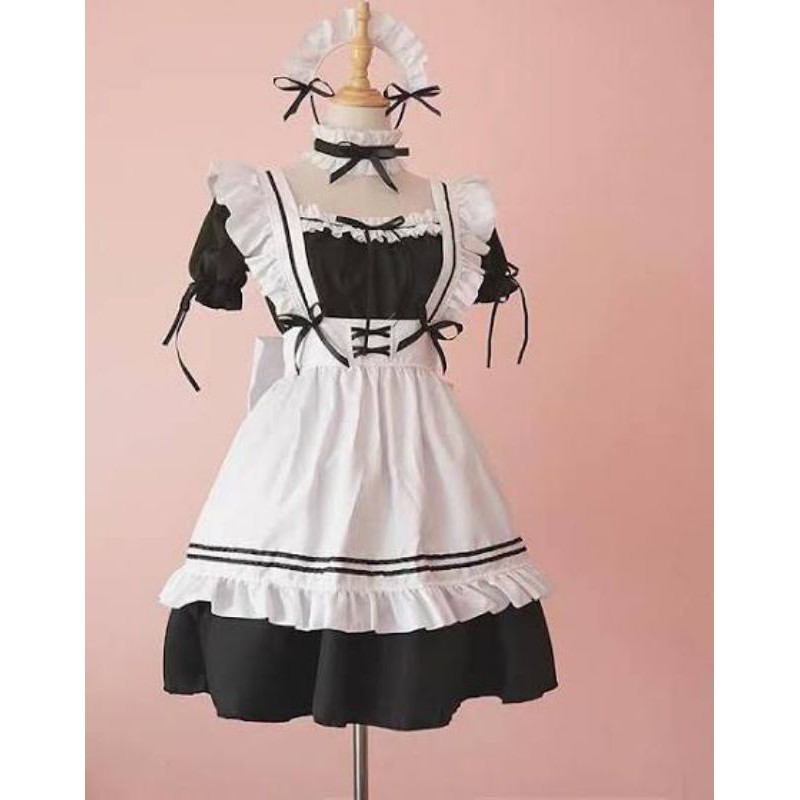 [FULLSET] Maid cosplay costume