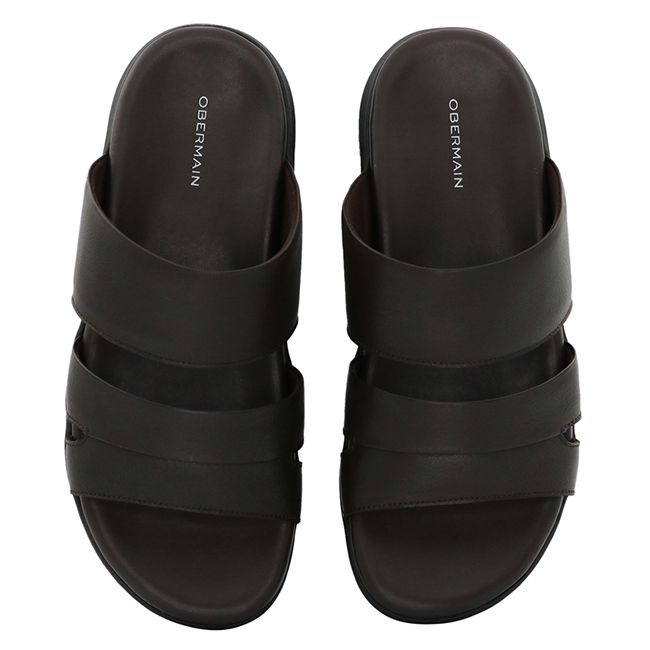 Obermain Sandal Pria EVAAN MONOAH Dark Brown OJ6252DBR