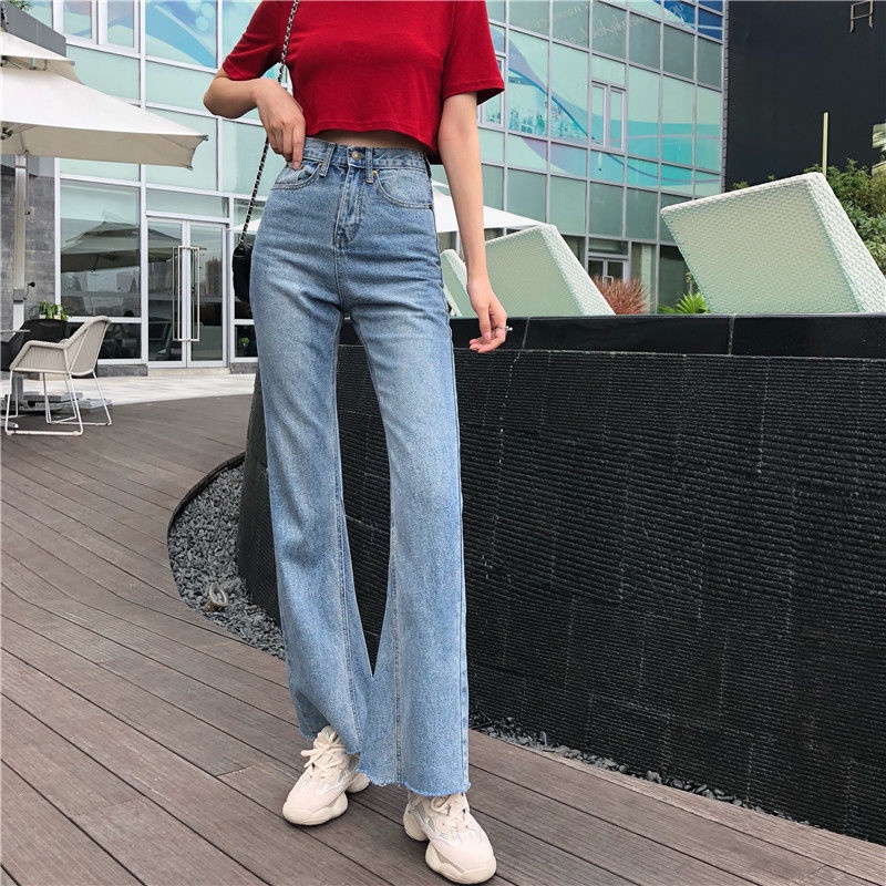 high waist murah kekinian new jens celana jeans panjang wanita