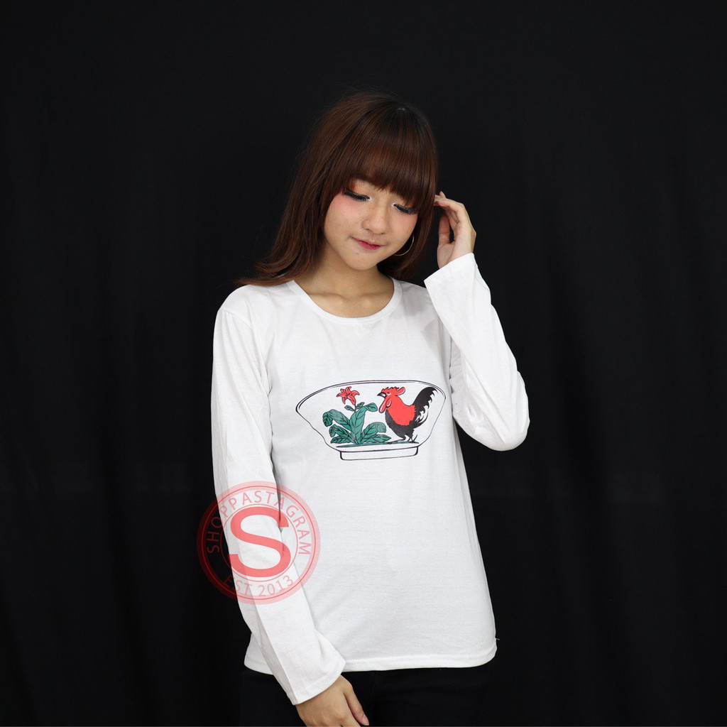 KAOS LENGAN PANJANG MANGKOK AYAM