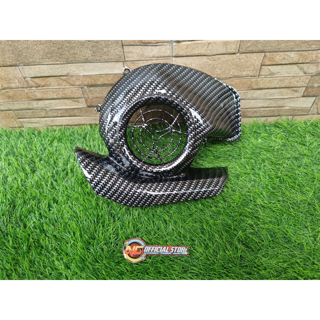 TUTUP KIPAS YAMAHA GEAR YAMAHA FREEGO FAZIO CARBON ORIGINAL YAMAHA