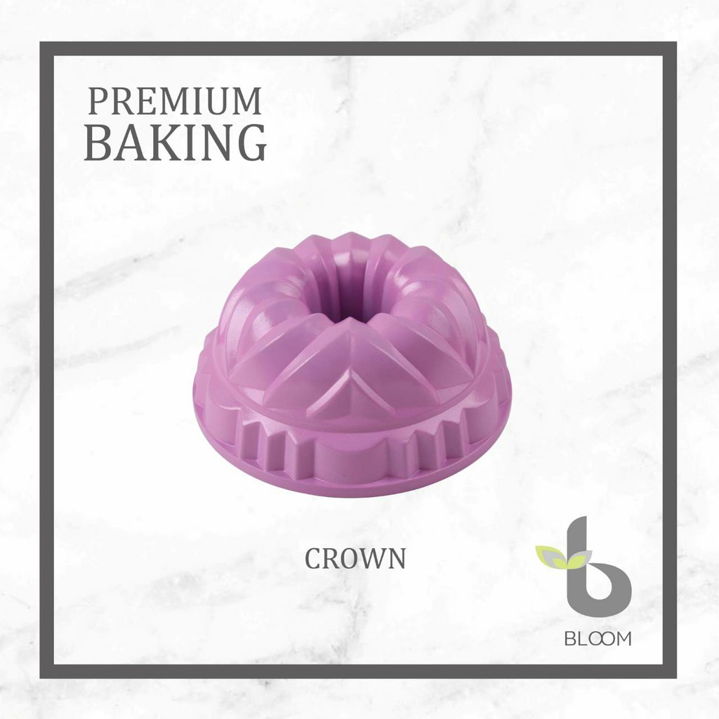 LOYANG CETAKAN KUE PUDDING CROWN BLOOM