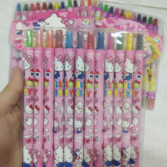 

Cantik Crayon Crayons Putar Oil Pastel 12 Warna Murah Meriah Panjang Murah