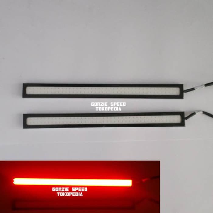 TERMURAH Lampu DRL LED Plasma COB 17cm Merah