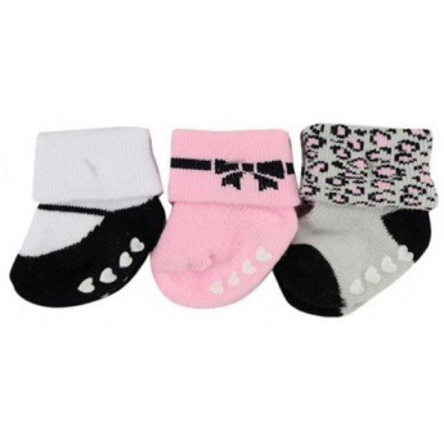 Baby Socks 3 pairs - Girl and Boy - Knitted - Kaos Kaki Anak Bayi Rajut