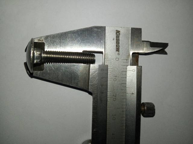 Baut bemper M6 X 30 (3cm) stainless 304, cariaghe bolt, baut cb