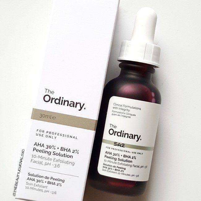 peeling serum the ordinary