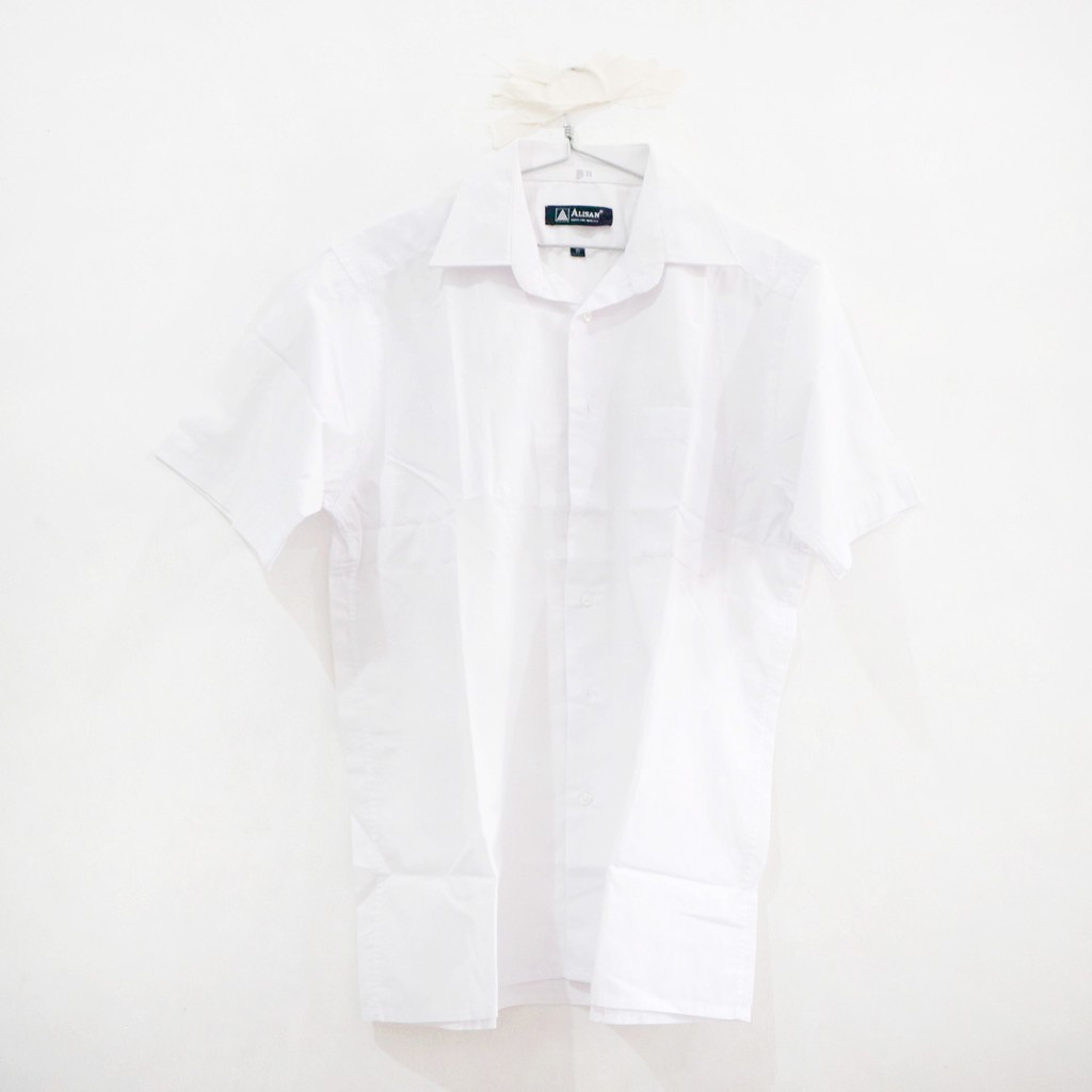 Seragam Kantor Sekolah Putih Alisan Pria 15 Preloved Bekas