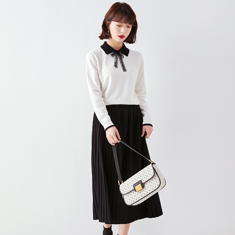 【Elegant】Korean  Elegant Lady Long Skirt 7020