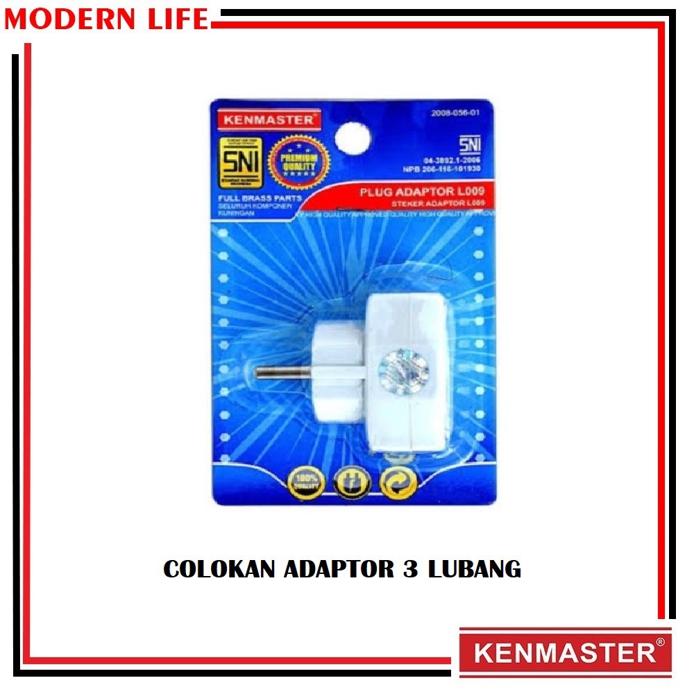 Stop Kontak Colokan 3 Lubang / Over Staker / Adaptor Steker 3 Lubang