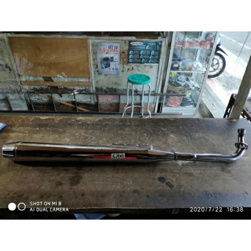 Knalpot Honda C700 C800 Astrea 800 Original Honda Japan