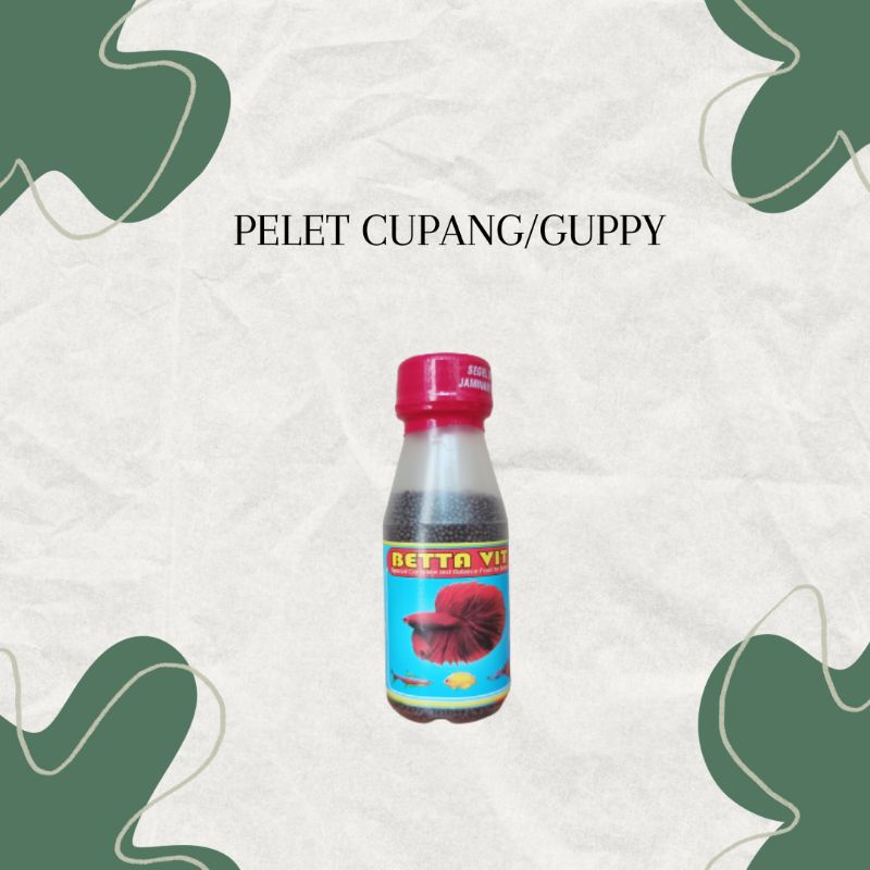 pelet ikan cupang guppy