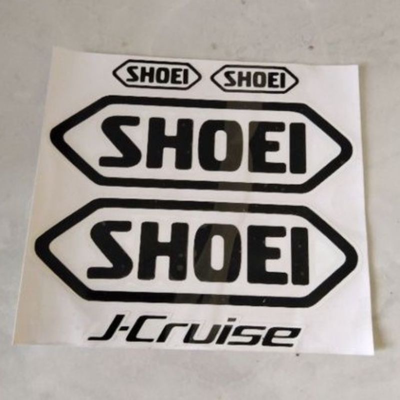 Stiker helm, shoei buat helm kyoto 1 set