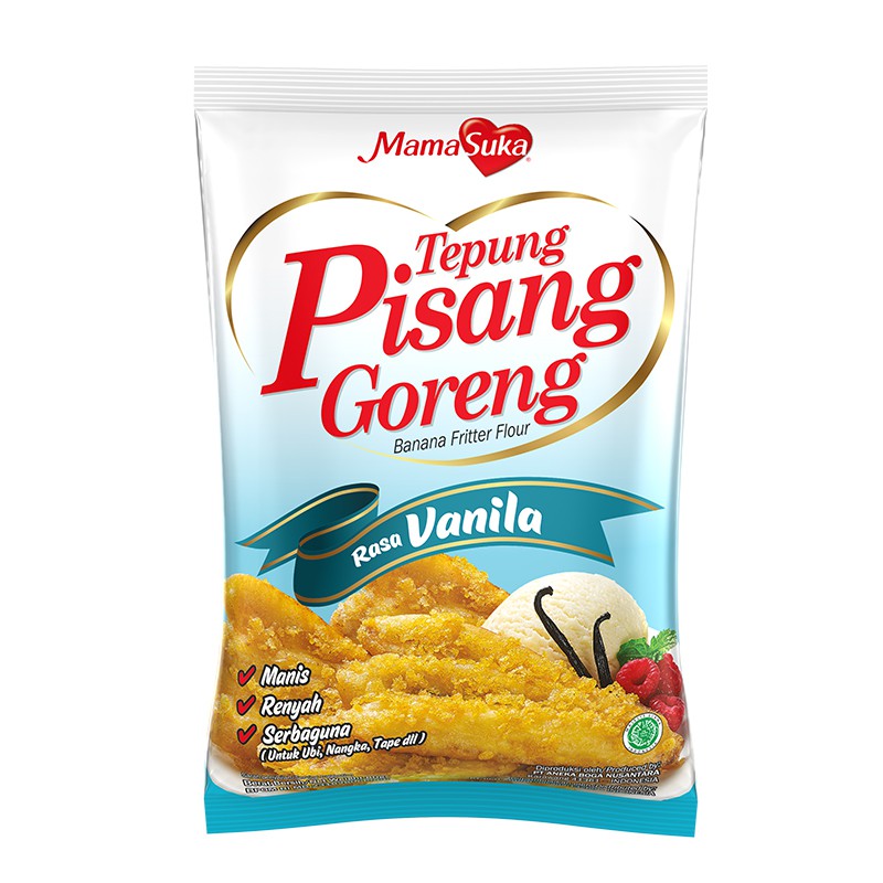 

MAMASUKA TEPUNG PISANG GORENG VANILA 80GR X 2PACKS