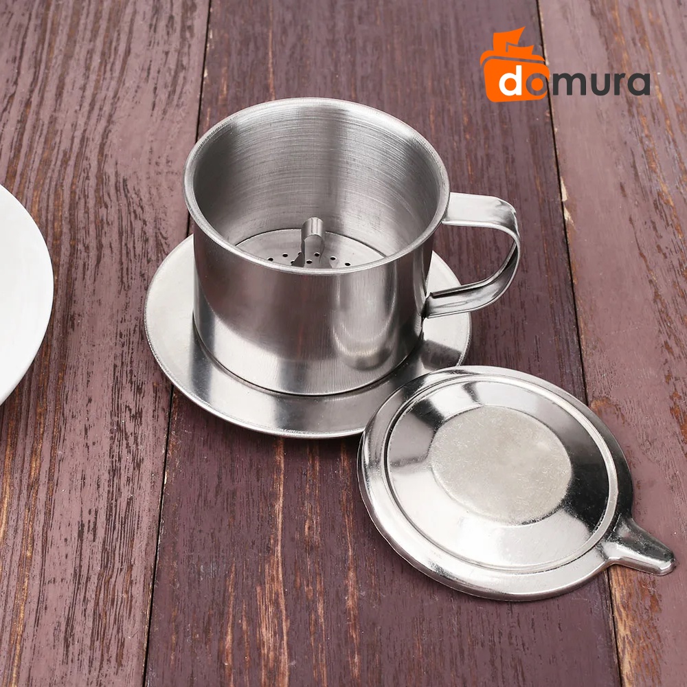 Saringan Kopi Vietnam Dripper Coffee Drip Pot Stainless Steel 100ml