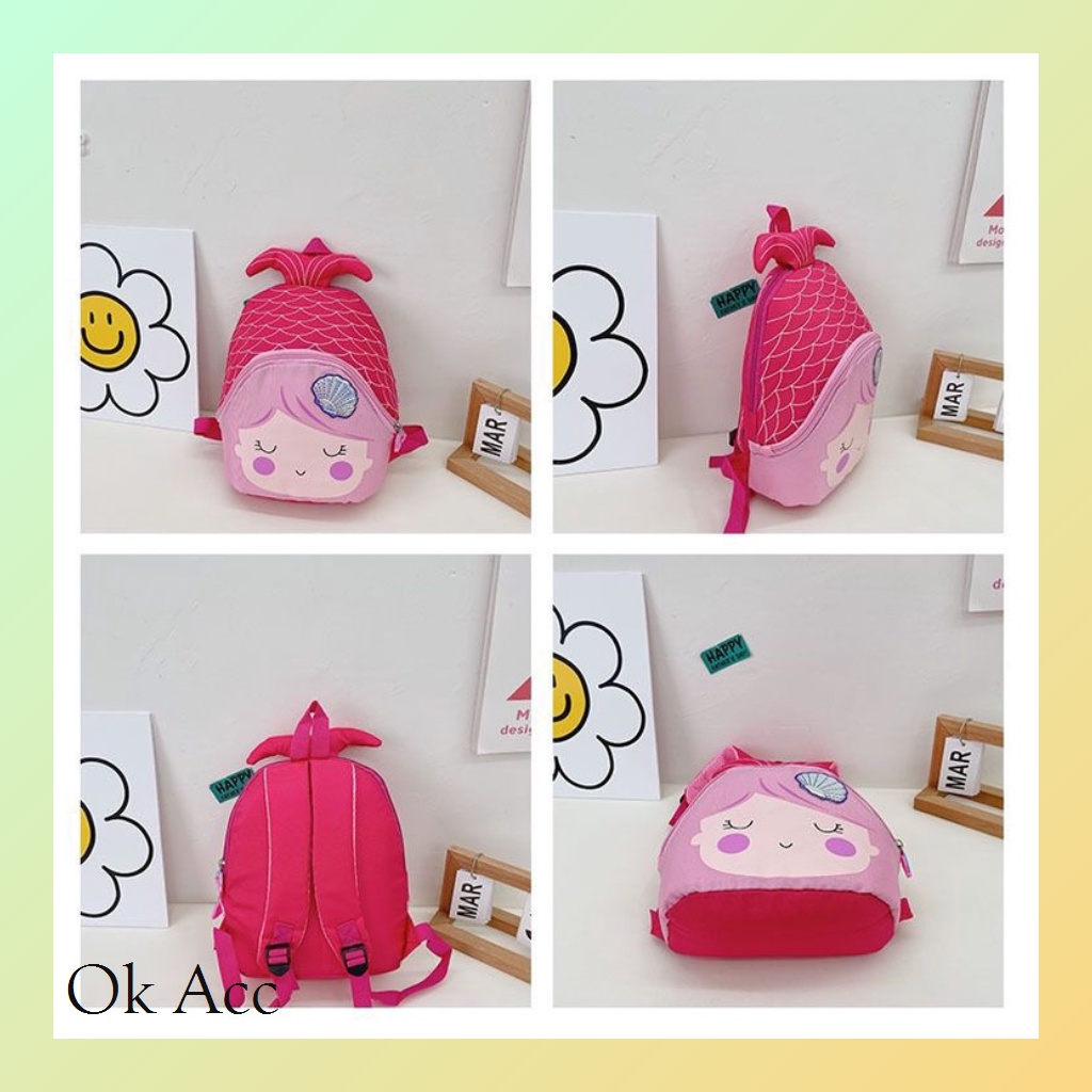 Tas Ransel anak sekolah Putri duyung mermaid FT29