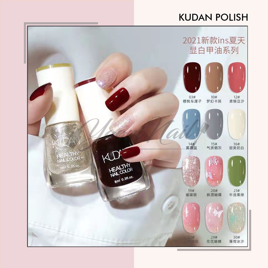 Kudan nail polish 8ml kutek kudan healty color 8ml