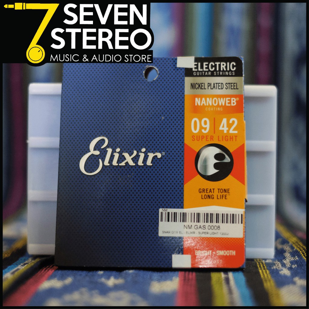 Elixir 12002 Nanoweb 09-42 Electric Guitar String