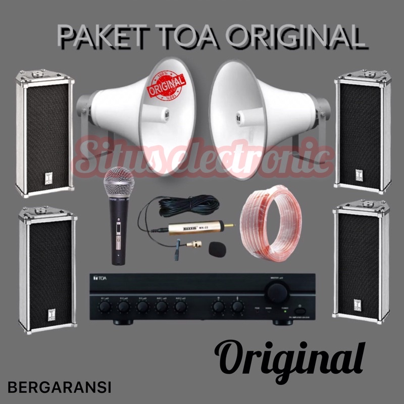 paket sound system masjid toa original paket sound masjid corong masjid speaker toa masjid