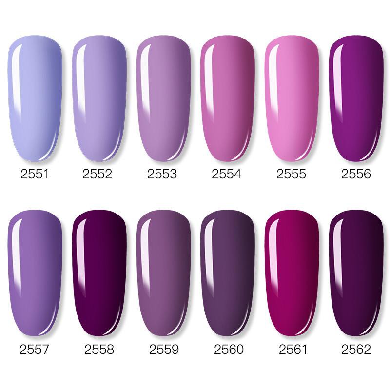 Rosalind PURPLE COLOR SERIES Gel Nail Polish UV LED / Kutek / Cat Kuku/Kutek UV Gel/Kutek Gel UV/UV LED Nail Polish/Nail Gel