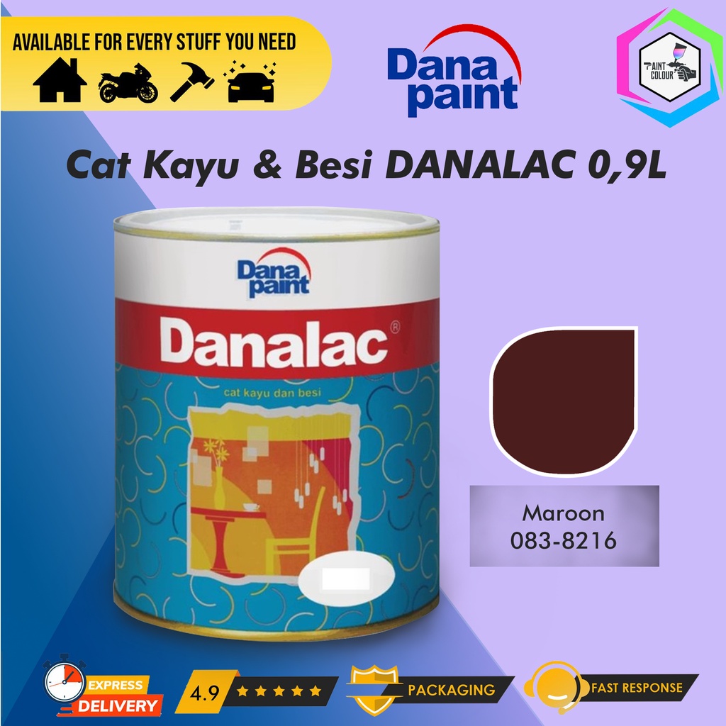 Cat kayu Dan Besi DANALAC Maroon 083 - 8216