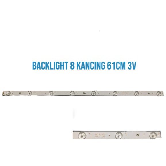 BACKLIGHT LED 8 KANCING 61 CM 3V