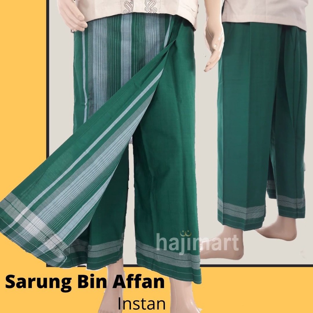 SARUNG INSTAN/ SARUNG BIN AFFAN INSTAN/ SARUNG DEWASA