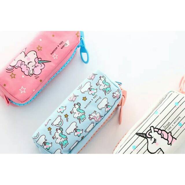 

Tempat Pensil Jumbo Zipper Unicorn