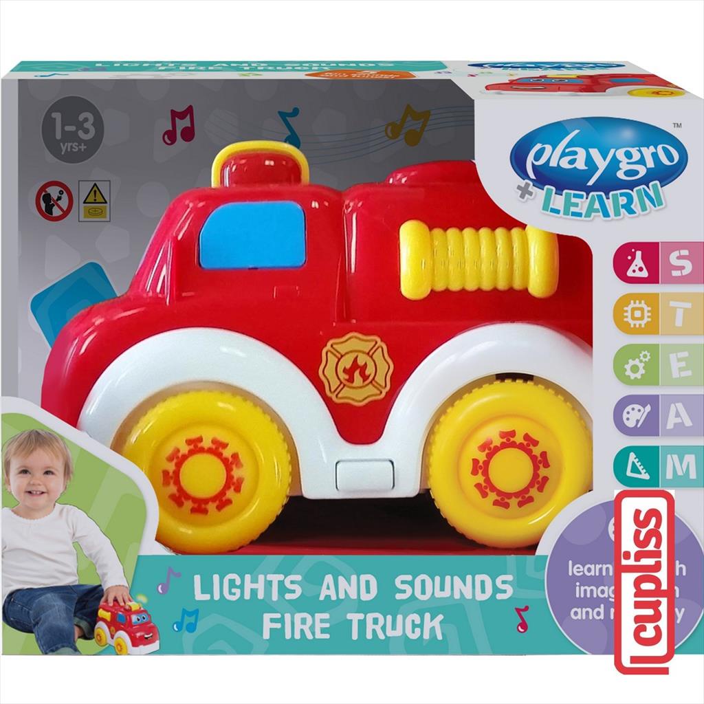 Playgro Jerry Class 112858 Light Sound Fire Truck