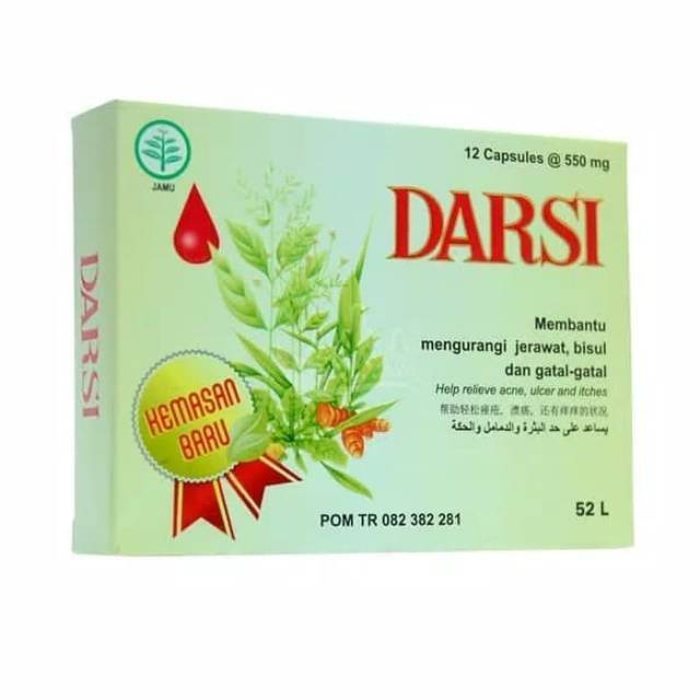 

Darsi 12 kapsul borobudur - membantu mengurangi jerawat,bisul,& gatal