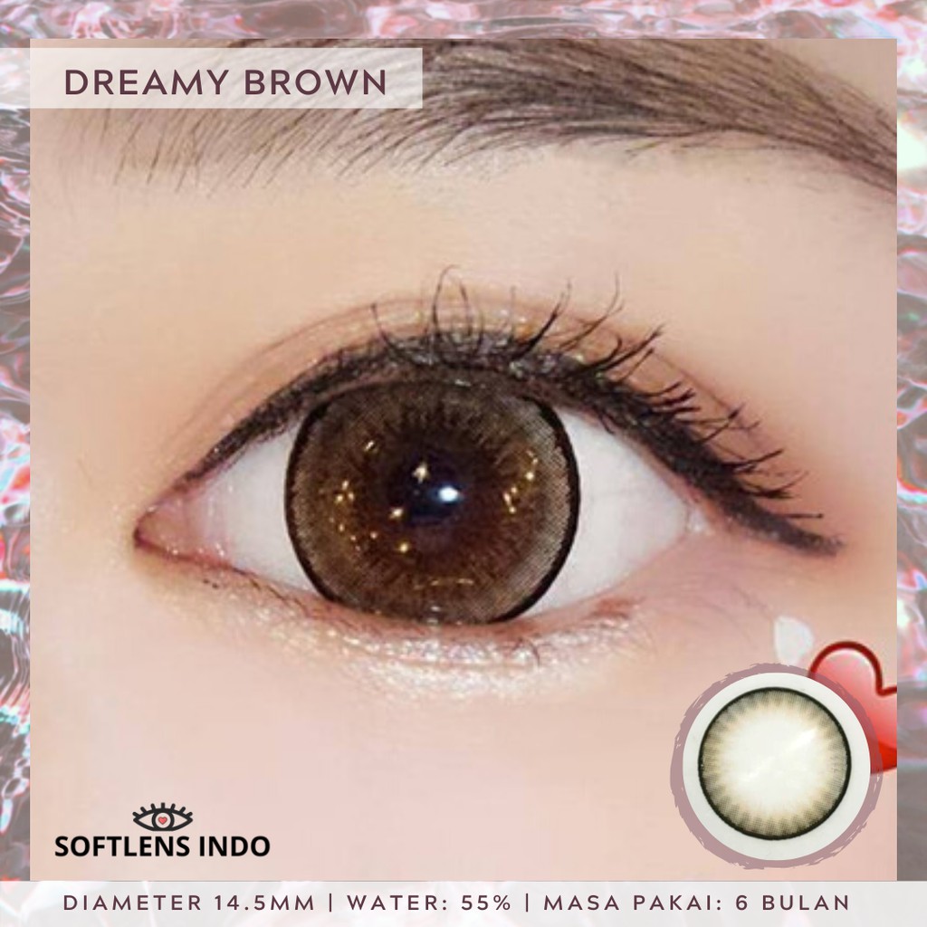 

Softlens kitty kawaii dreamy brown/ coklat