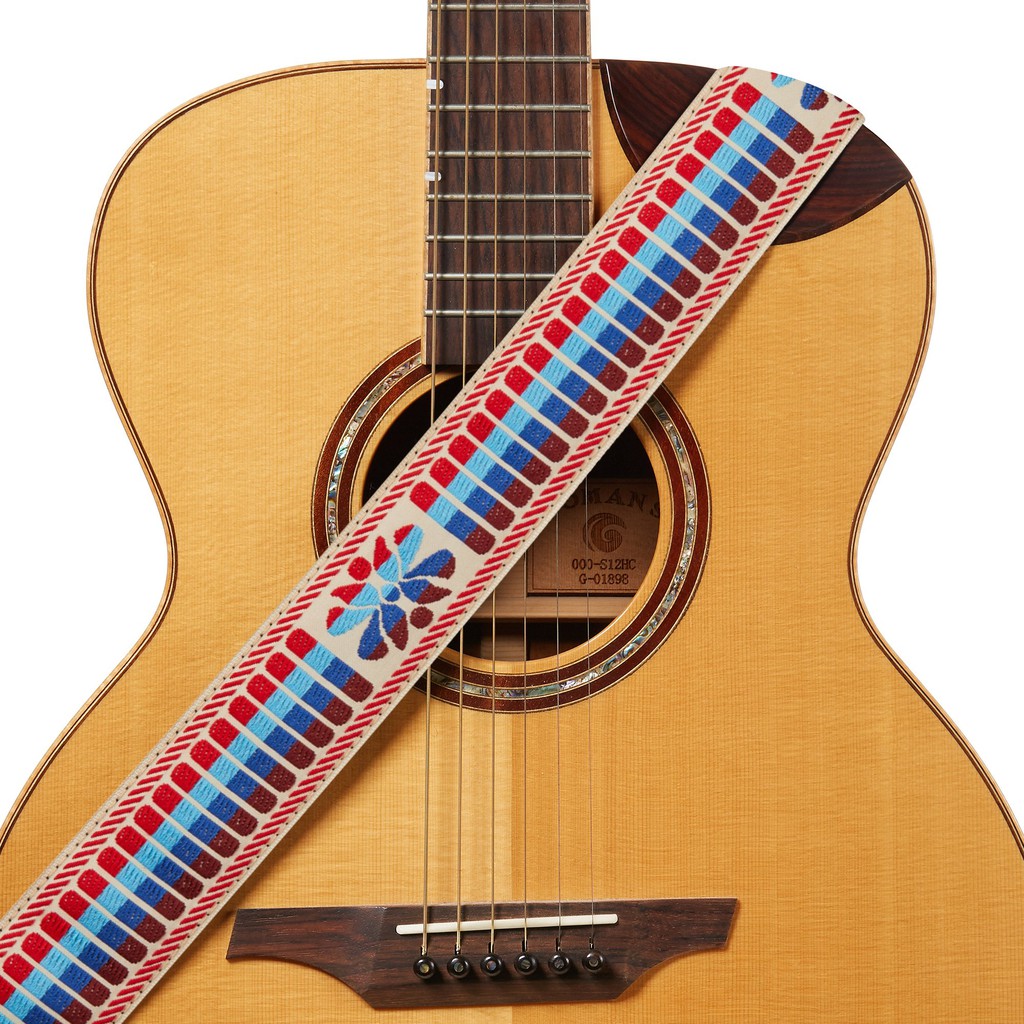 Amumu CO29J Strap Gitar motif Woven Color Stripe