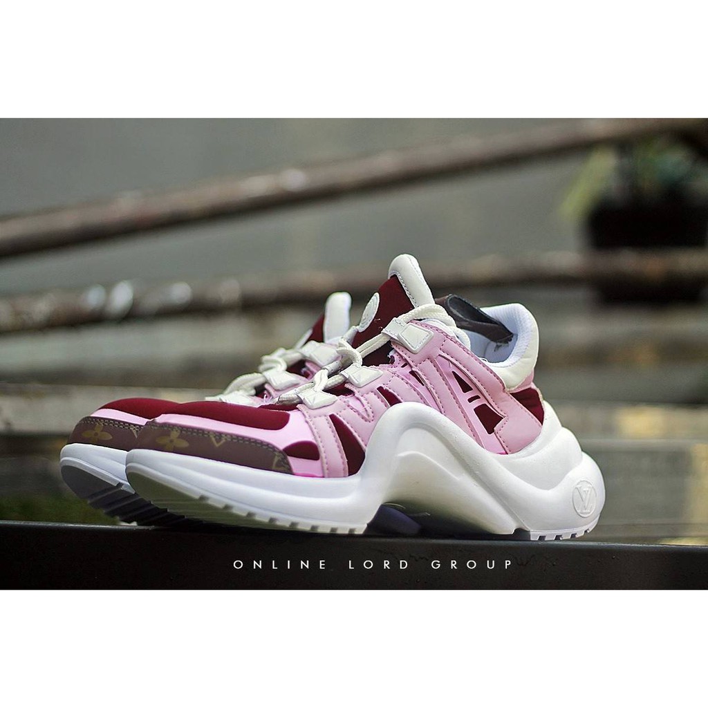 COD-IN AJA SISTA TERBARU LV LOUIS VUITTON ARCHLIGHT SNEAKERS WANITA LAGI HITS TERMURAH