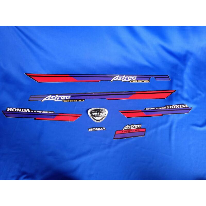 Striping stiker body honda astrea grand bulus 93