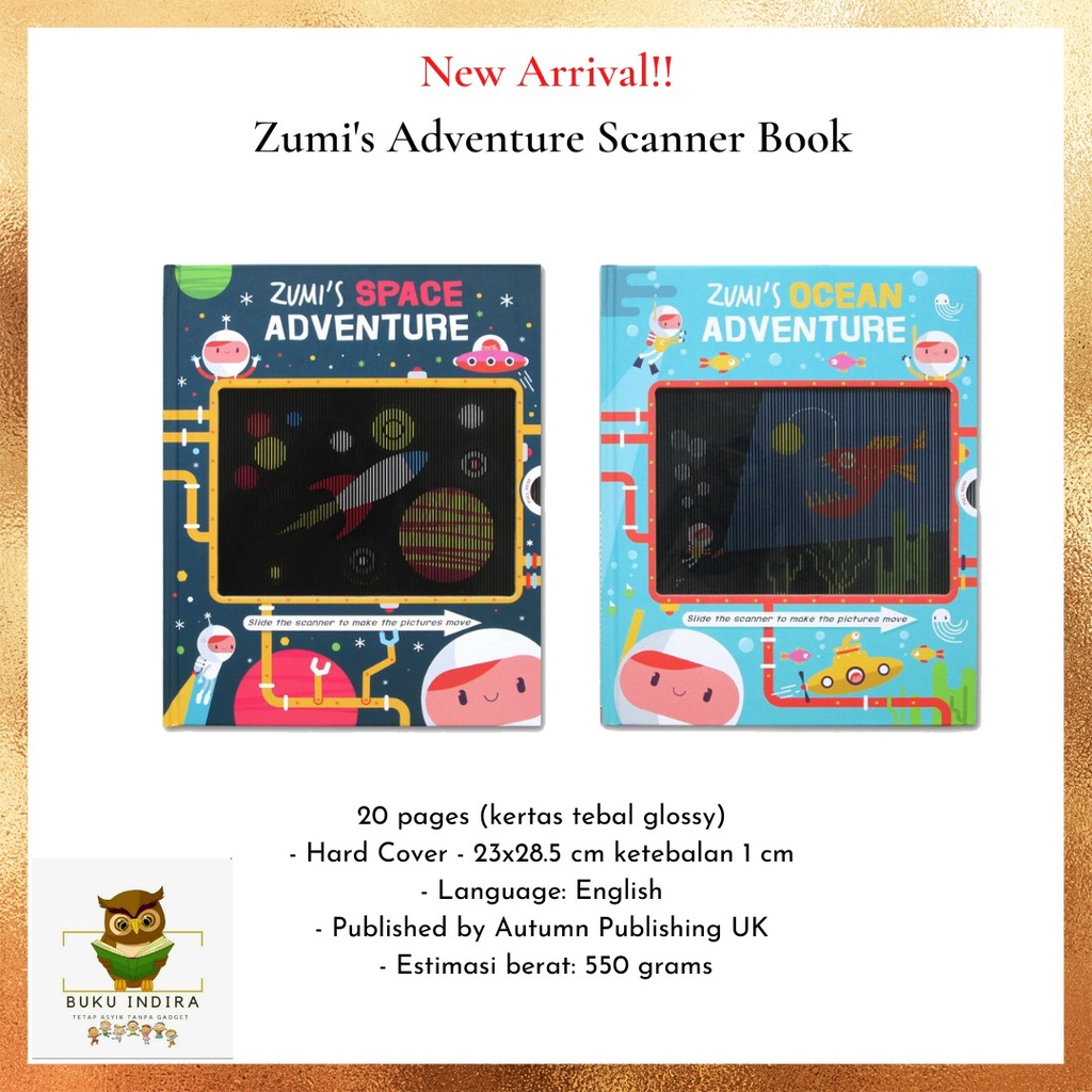 Buku Import Anak Zumi's Series (Ocean Adventure & Space Adventure)