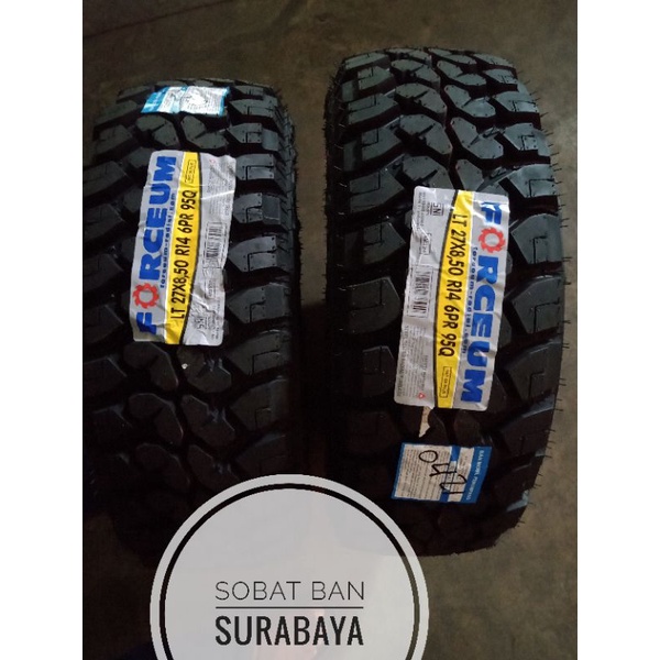 ban mobil forceum 27x8.50 R14 MT 08 Plus